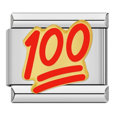 Hapiship 2023 New Hot Sell Fashions New Flower Hearts Charm Links Fit 9mm Narukvica od nehrđajućeg čelika Izrada DIY nakita DJ734