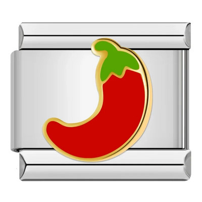 Hapiship 2023 New Hot Sell Fashions New Flower Hearts Charm Links Fit 9mm Narukvica od nehrđajućeg čelika Izrada DIY nakita DJ734