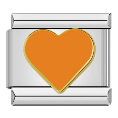 Hapiship 2023 New Hot Sell Fashions New Flower Hearts Charm Links Fit 9mm Narukvica od nehrđajućeg čelika Izrada DIY nakita DJ734