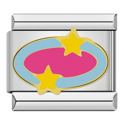 Hapiship 2023 New Hot Sell Fashions New Flower Hearts Charm Links Fit 9mm Narukvica od nehrđajućeg čelika Izrada DIY nakita DJ734