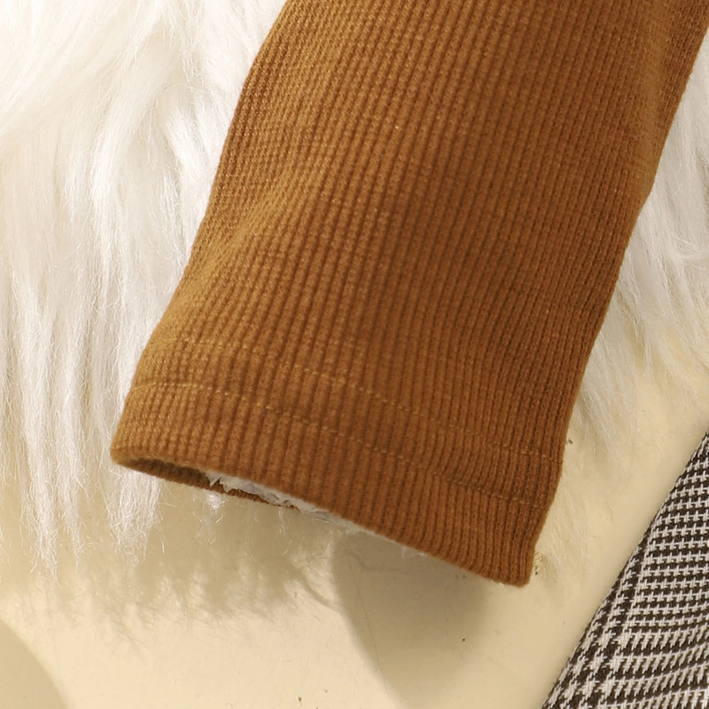 2023 Άνοιξη και Φθινόπωρο για κορίτσια Παιδικά ρούχα Καρό φόρεμα με μακρυμάνικο καπέλο ζώνης Κομψό φόρεμα μόδας 8 9 10 11 12 ετών