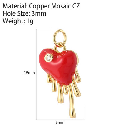 Moon Star Heart Designer amuletid ehete valmistamise tarvikute jaoks Bohemia värvilised armsad ripatsvõlusid isetehtud kõrvarõngad kaelakee võlusid