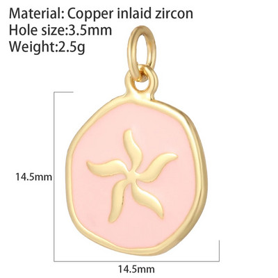 Anchor Star Moon amuletid kullavärvi elevant rippuvad ehete valmistamise tarvikud isetehtud kaelakee käevõru kõrvarõngas 2022 uus