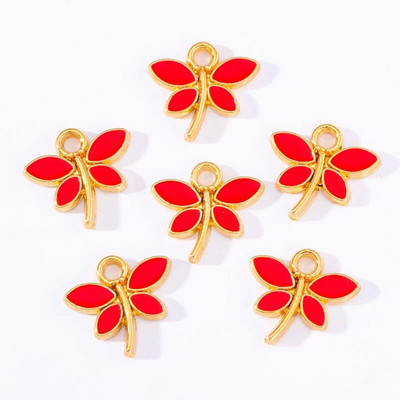 10vnt 22*17mm aukso spalvos lydinio emalio bičių pakabukų aliejus varvantys gyvūniniai pakabukai papuošalams gaminti pasidaryk pats karoliai auskarai aksesuaras