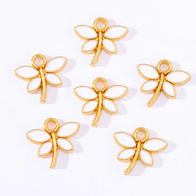 10vnt 22*17mm aukso spalvos lydinio emalio bičių pakabukų aliejus varvantys gyvūniniai pakabukai papuošalams gaminti pasidaryk pats karoliai auskarai aksesuaras