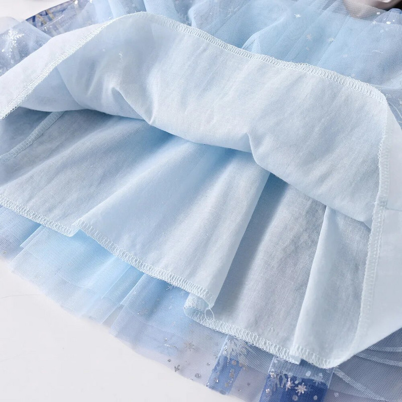 VIKITA Božićna haljina za djevojčice Princess haljine sa šljokicama Dječja čipkasta mrežasta tutu balska haljina Elegantni vestidos Novogodišnja odjeća za djevojčice