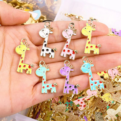 10 tk segatud 9 stiili emaili tilkuv õli kaktus ananass pottidega ripats armas taim käsitsi valmistatud võlu DIY ehted tarvikud käsitöö