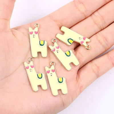 10 tk segatud 9 stiili emaili tilkuv õli kaktus ananass pottidega ripats armas taim käsitsi valmistatud võlu DIY ehted tarvikud käsitöö