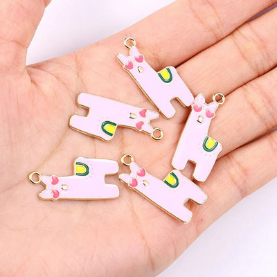 10 tk segatud 9 stiili emaili tilkuv õli kaktus ananass pottidega ripats armas taim käsitsi valmistatud võlu DIY ehted tarvikud käsitöö