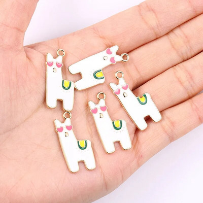 10 tk segatud 9 stiili emaili tilkuv õli kaktus ananass pottidega ripats armas taim käsitsi valmistatud võlu DIY ehted tarvikud käsitöö