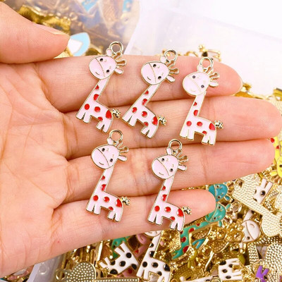 10 tk segatud 9 stiili emaili tilkuv õli kaktus ananass pottidega ripats armas taim käsitsi valmistatud võlu DIY ehted tarvikud käsitöö