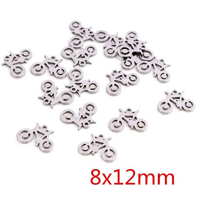 30 kom/lot Privjesci koji ne blijede od nehrđajućeg čelika 316 Perje List Mjesec Zvijezda Srce Za ogrlicu privjesak privjesak Izrada nakita diy