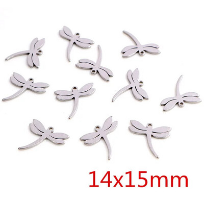 30 kom/lot Privjesci koji ne blijede od nehrđajućeg čelika 316 Perje List Mjesec Zvijezda Srce Za ogrlicu privjesak privjesak Izrada nakita diy