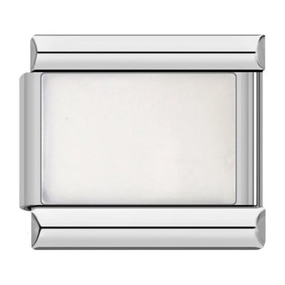 Hapiship Uus originaal Daisy Must Valge Sinine Värv Itaalia Links Charm Fit 9mm Käevõru roostevabast terasest ehete tegemine DJ067