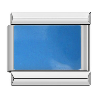 Hapiship Uus originaal Daisy Must Valge Sinine Värv Itaalia Links Charm Fit 9mm Käevõru roostevabast terasest ehete tegemine DJ067