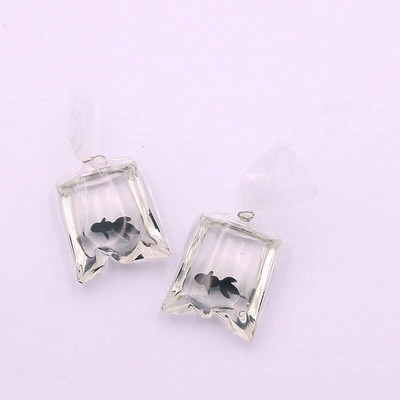 6 τμχ 5 Χρώμα 23*30 2023 New Resin Goldfish Charms Κρεμαστό μπρελόκ κοσμήματα για DIY γούρια τηλεφώνου Making Jewelry Materials