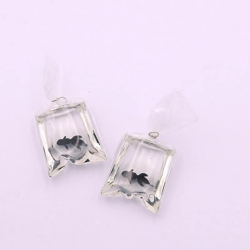 6 τμχ 5 Χρώμα 23*30 2023 New Resin Goldfish Charms Κρεμαστό μπρελόκ κοσμήματα για DIY γούρια τηλεφώνου Making Jewelry Materials