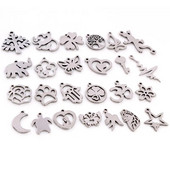 30 tk/partii No Fade Charms 316 roostevabast terasest liblikasüdame võlusid käsitööna valmistatud ripatsite ehete valmistamine, meisterdamine kaelakee jaoks