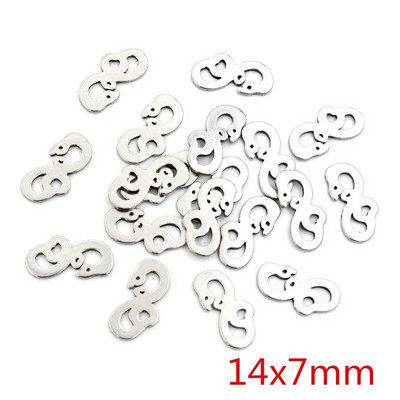 30 tk/partii No Fade Charms 316 roostevabast terasest liblikasüdame võlusid käsitööna valmistatud ripatsite ehete valmistamine, meisterdamine kaelakee jaoks