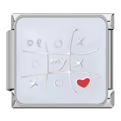 Hapiship 2024 New Fashions Pretty Music Flower Love Shopping Charm Links Fit 9mm βραχιόλι από ανοξείδωτο ατσάλι κατασκευής κοσμημάτων DJ731-C