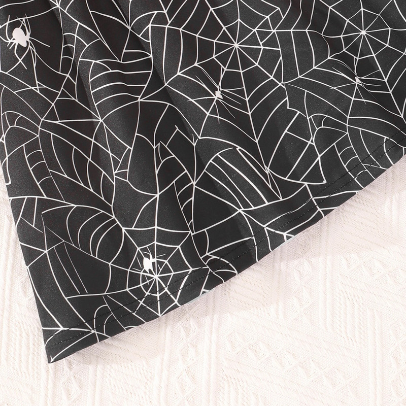 Φθινόπωρο Χειμώνας 2023 Νέα ρούχα για κορίτσια με μακριά μανίκια Φόρεμα με στάμπα από τον ώμο Φόρεμα για πάρτι μόδας 8 9 10 11 12 ετών