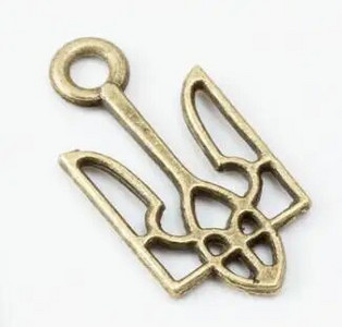 100 komada privjesaka od legure cinka Državni grb Ukrajine privjesak DIY narukvica Ogrlica metalni pribor za nakit Izrada 6600