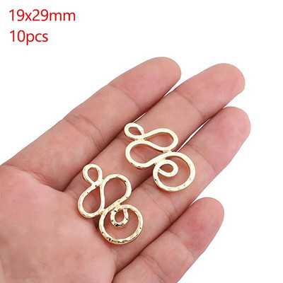 Šuplji okvir od legure cinka Otvorena poleđina Bezel Privjesci Geometrijski privjesci za DIY Izrada nakita od UV smole Naušnice Pribor za ogrlice