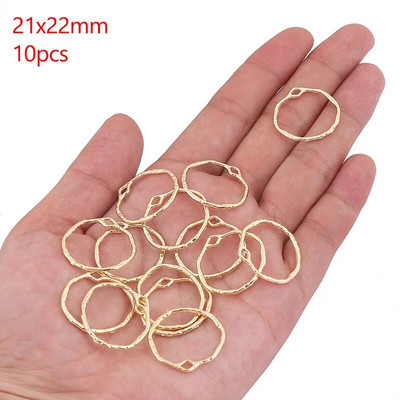 Šuplji okvir od legure cinka Otvorena poleđina Bezel Privjesci Geometrijski privjesci za DIY Izrada nakita od UV smole Naušnice Pribor za ogrlice