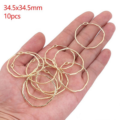 Šuplji okvir od legure cinka Otvorena poleđina Bezel Privjesci Geometrijski privjesci za DIY Izrada nakita od UV smole Naušnice Pribor za ogrlice