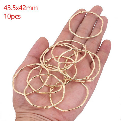 Šuplji okvir od legure cinka Otvorena poleđina Bezel Privjesci Geometrijski privjesci za DIY Izrada nakita od UV smole Naušnice Pribor za ogrlice