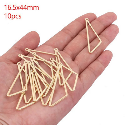 Šuplji okvir od legure cinka Otvorena poleđina Bezel Privjesci Geometrijski privjesci za DIY Izrada nakita od UV smole Naušnice Pribor za ogrlice