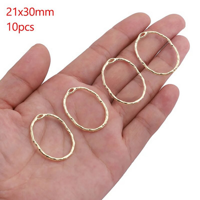 Šuplji okvir od legure cinka Otvorena poleđina Bezel Privjesci Geometrijski privjesci za DIY Izrada nakita od UV smole Naušnice Pribor za ogrlice