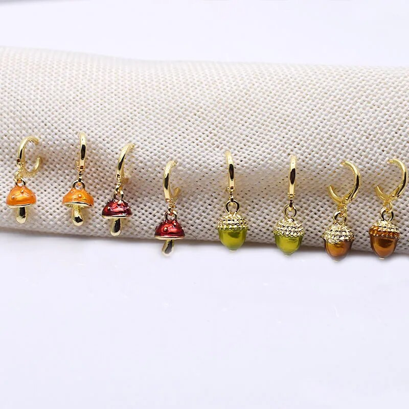 5tk 9x15mm sulamist amulett tammetõru 3D tammetõru amulett 3D männipähklid tammetõru ripats amulett ehete valmistamiseks isetegemiseks