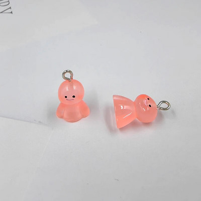 10 tk Kawaii jõulude lumememme võlusid armsad vaigust värvilised väikesed ripatsid kõrvarõnga jaoks võtmehoidja isetegemise ehete tegemise leiud C1357