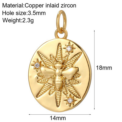 Bohemian Moon Star Charms Diy Naušnice Ogrlica Narukvica Heart Dijes Evil Blue Eye Zlatne boje Charms za izradu nakita