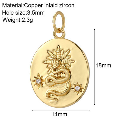 Bohemian Moon Star Charms Diy Naušnice Ogrlica Narukvica Heart Dijes Evil Blue Eye Zlatne boje Charms za izradu nakita