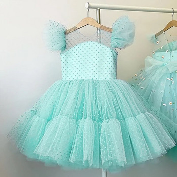 Καλοκαιρινό όμορφο φόρεμα για κορίτσια Γενέθλια πάρτι Κοινωνία Φόρεμα Πριγκίπισσα Δαντέλα Λεπτό παιδικό φόρεμα μπάλα Κομψό φόρεμα Μέγεθος 4-10Τ