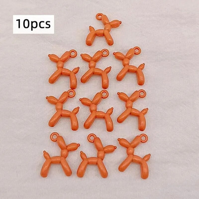 13vnt 19*15mm 13spalvų 3D balionų šunų metaliniai pakabukai auskarai apyrankė pasidaryk pats karoliai papuošalų kūrimas