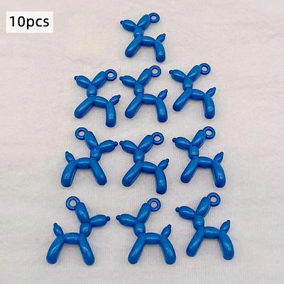 13vnt 19*15mm 13spalvų 3D balionų šunų metaliniai pakabukai auskarai apyrankė pasidaryk pats karoliai papuošalų kūrimas