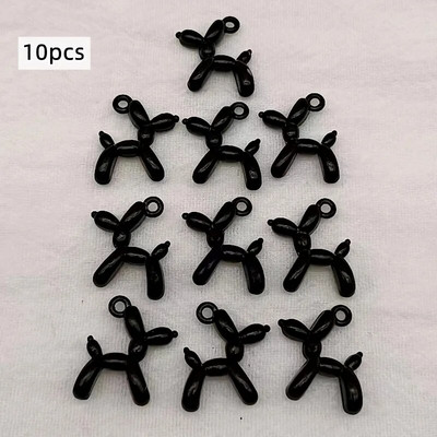 13vnt 19*15mm 13spalvų 3D balionų šunų metaliniai pakabukai auskarai apyrankė pasidaryk pats karoliai papuošalų kūrimas