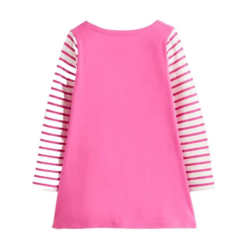 Jumping Meters Νέα άφιξη Τσέπες Πριγκίπισσα Φορέματα για κορίτσια Ρίγες Φθινόπωρο Άνοιξη Παιδικά Ρούχα Παιδικά Μακρυμάνικα Φόρεμα γενεθλίων