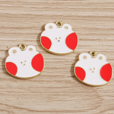 10 τμχ/παρτίδα Γούρια με σμάλτο με ζωάκια για γάτες για κοσμήματα που φτιάχνουν χαριτωμένα σκουλαρίκια κρεμαστά κολιέ Κρεμαστά κολιέ DIY Μπρελόκ Προμήθειες χειροτεχνίας