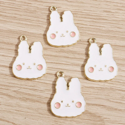 10 τμχ/παρτίδα Γούρια με σμάλτο με ζωάκια για γάτες για κοσμήματα που φτιάχνουν χαριτωμένα σκουλαρίκια κρεμαστά κολιέ Κρεμαστά κολιέ DIY Μπρελόκ Προμήθειες χειροτεχνίας