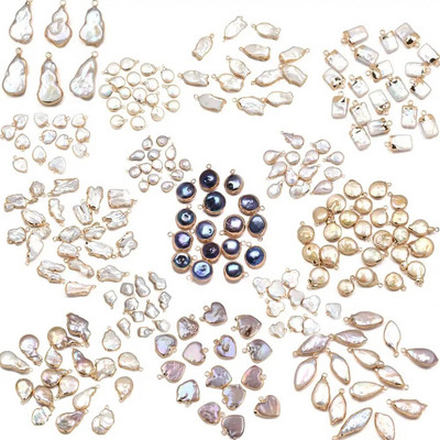 Естествени сладководни перли Висулки с неправилна форма Талисмани Висулки За изработка на бижута Направи си сам Колиета Гривни Обеци Аксесоари