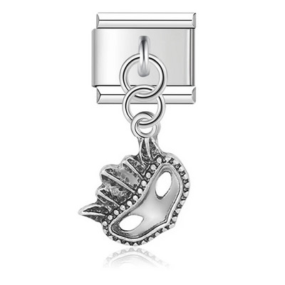 Hapiship New Original Daisy Fashion Girl Mask Ochi Pașaport Charm Link-uri Fit 9mm Brățară Din oțel inoxidabil Fabricarea de bijuterii DJTop80