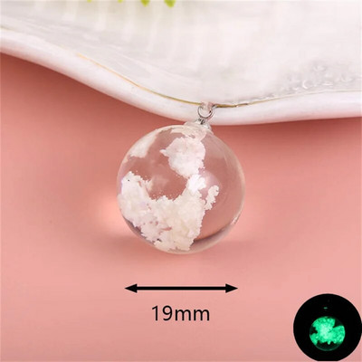 10 tk šikk läbipaistev akrüülvaigust ümmargune palliripats sinine taevas pilve linnukotkas amulett ehete valmistamiseks kaelakee tarvikud