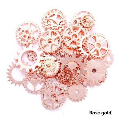 Νέα 30 τμχ-100 τμχ 10 Χρώμα Μικρό Μέγεθος 8-15 mm Κράμα ψευδαργύρου Mix Alloy Mechanical Steampunk Cogs & Gears Diy Accessories