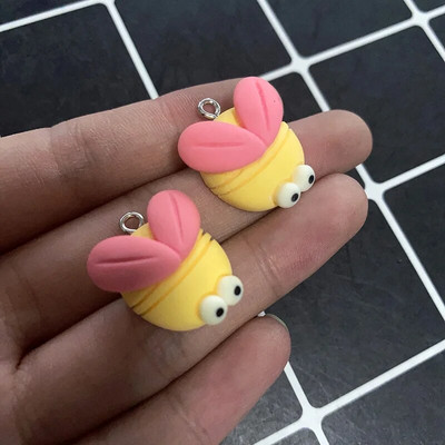 10 τμχ Ρητίνη Kawaii Small Dog Koala Σκουλαρίκια Γούρια Χαριτωμένο βραχιόλι ζώο Μπρελόκ Κολιέ Κρεμαστό αξεσουάρ Diy Mix Jewelry Make