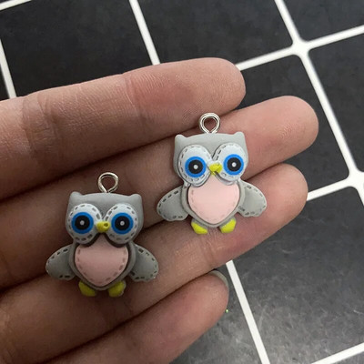 10 τμχ Ρητίνη Kawaii Small Dog Koala Σκουλαρίκια Γούρια Χαριτωμένο βραχιόλι ζώο Μπρελόκ Κολιέ Κρεμαστό αξεσουάρ Diy Mix Jewelry Make