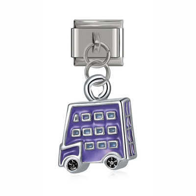 Hapiship Πρωτότυπο Daisy Rabbit Bus Dog Mermaid Girl Shark Italian Charm Fit Βραχιόλι 9mm από ανοξείδωτο ατσάλι Κοσμήματα κατασκευής DJ100